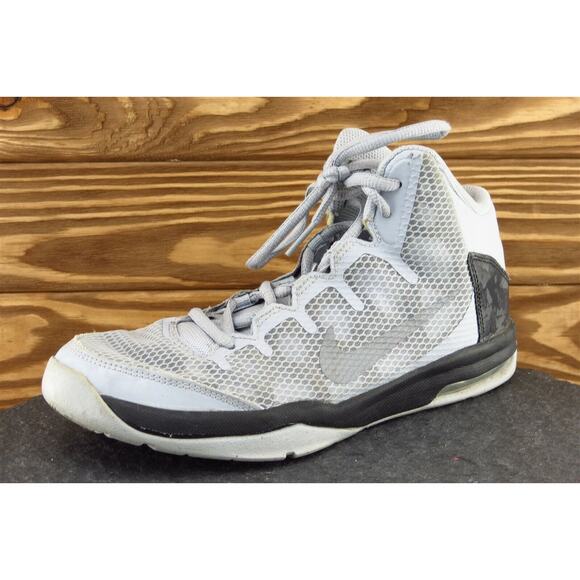 Nike Youth Boys‎ Shoes Sz 6 M Gray Mesh Basketball - Picture 1 of 8